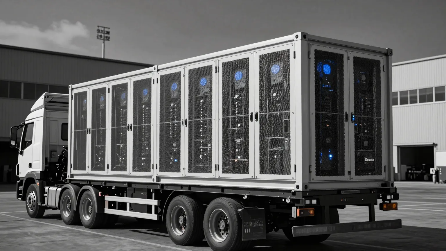 Modular data center units in transport