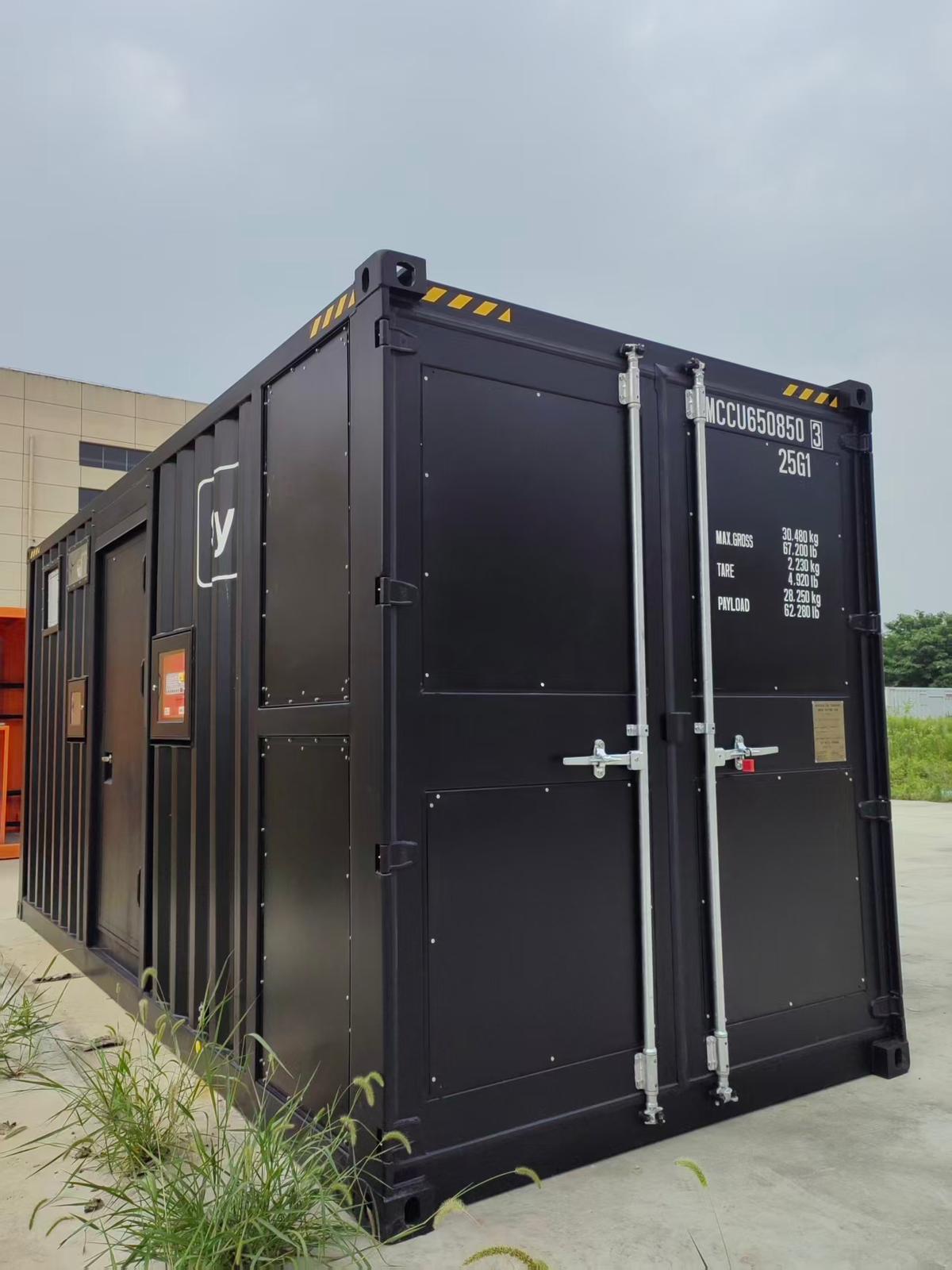 Syaala modular data center container, factory-integrated and witness-tested